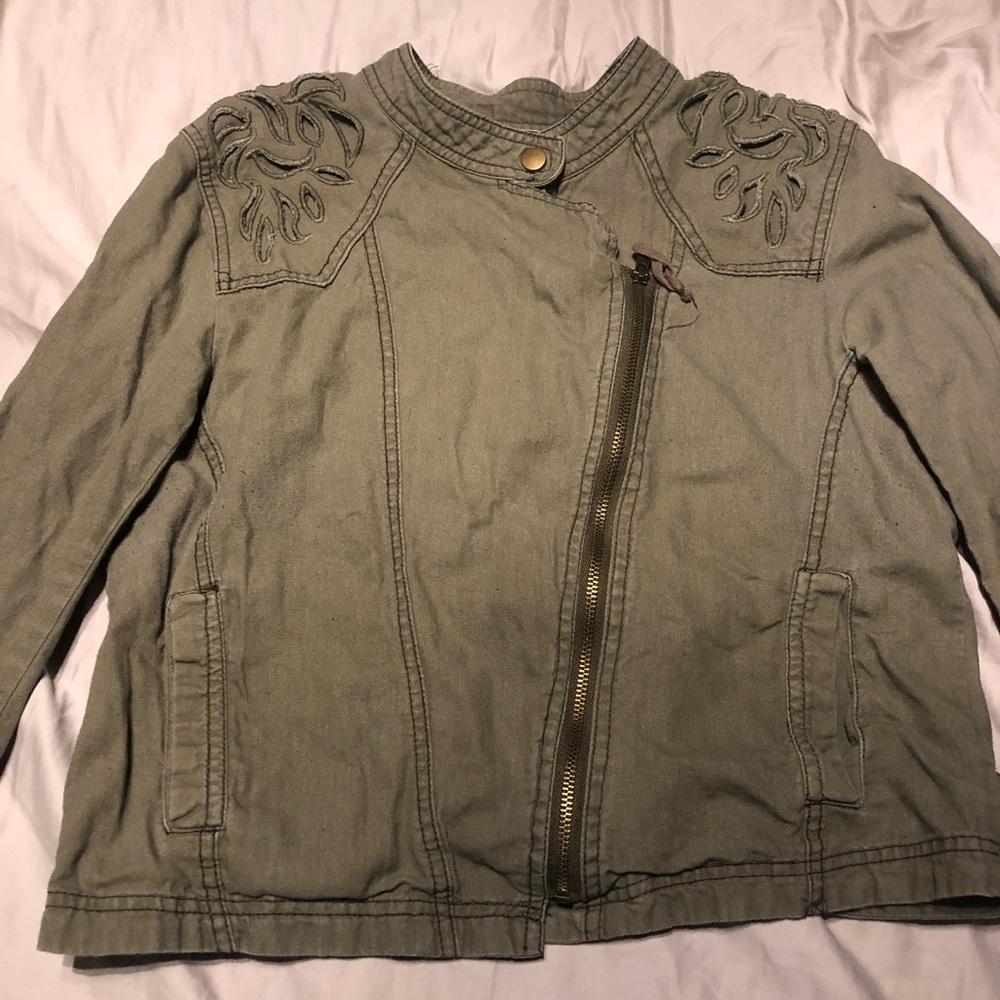 Army green jacket